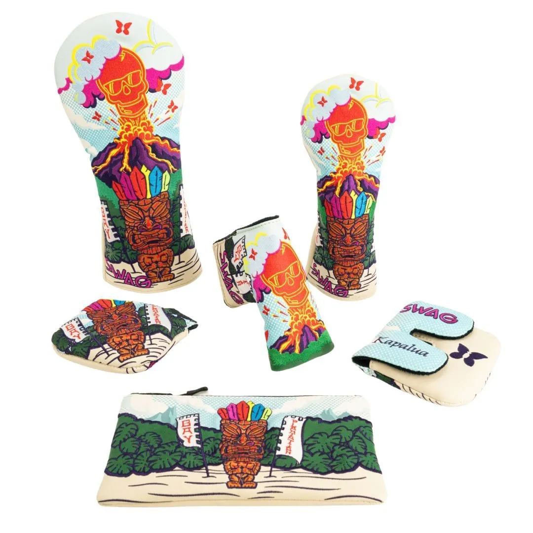 SWAG x KAPALUA 2025 VOLCANO TIKI HEADCOVERS OR POUCH