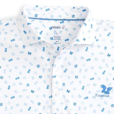 JOHNNIE-O YOUTH CUSTOM BUTTERFLY + HAWAIIAN ICON POLO