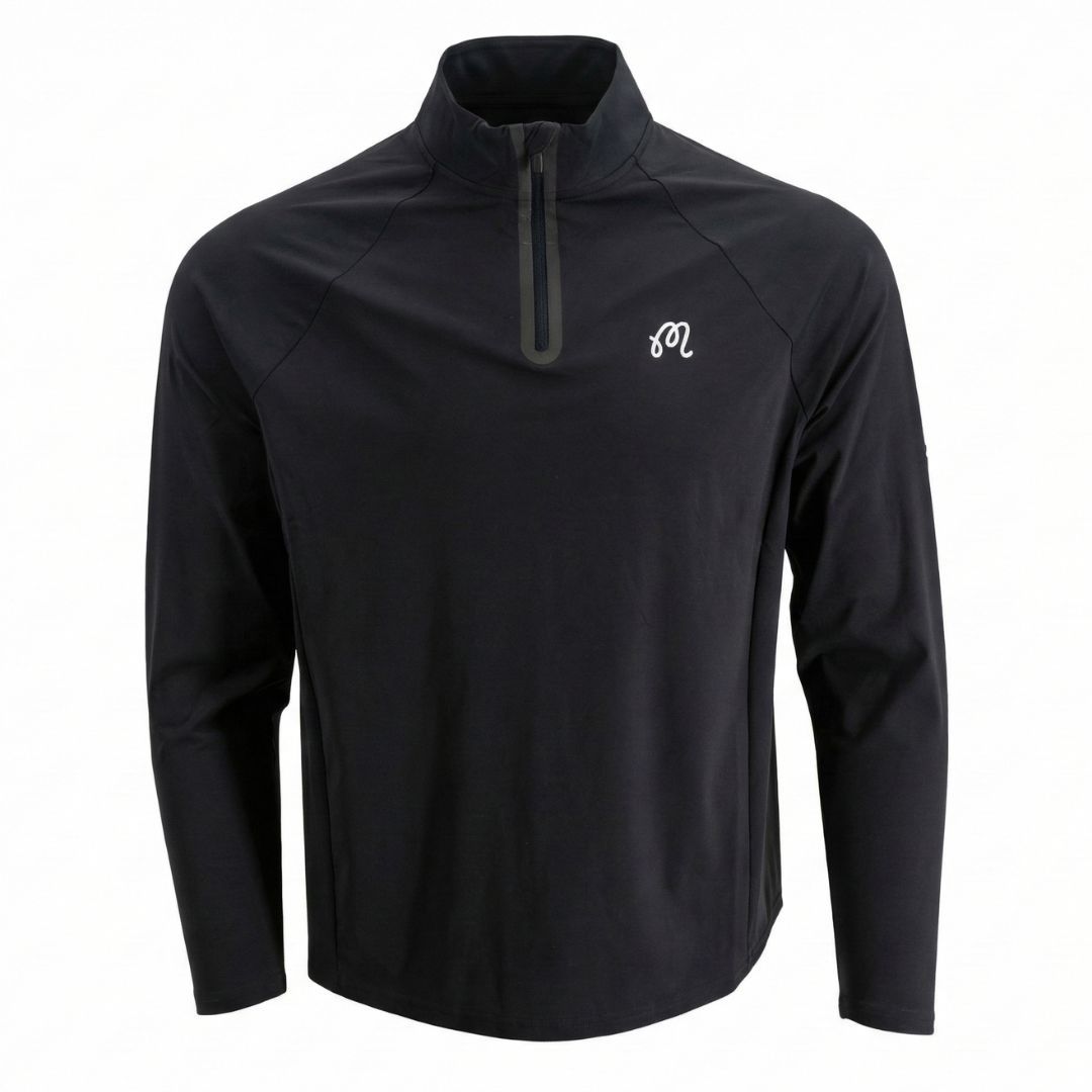 MALBON RAGLAN QUARTER ZIP