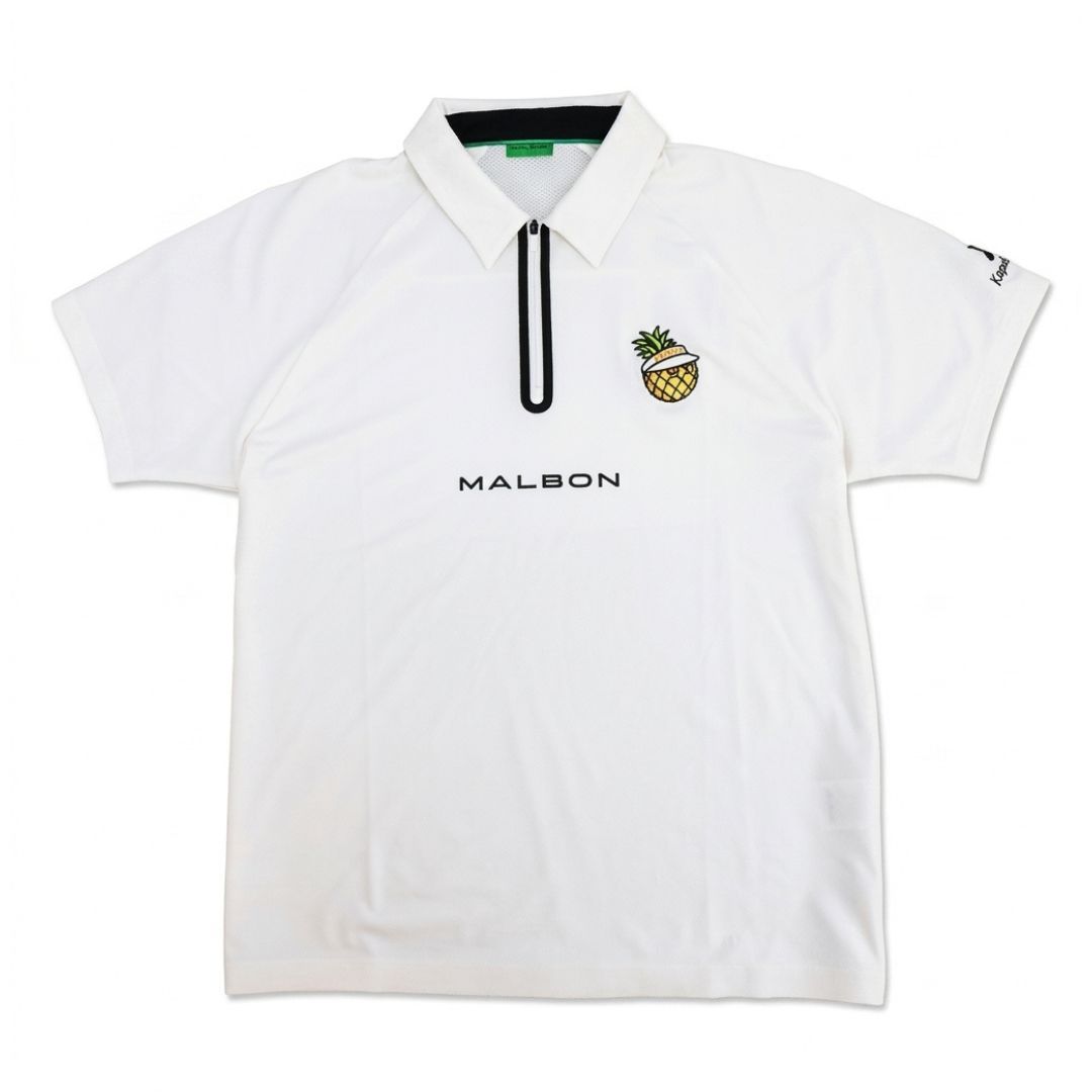 MALBON PERFORMANCE ZIP RAGLAN POLO