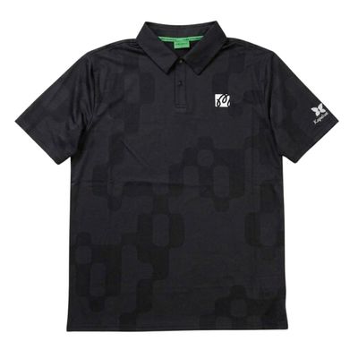 MALBON PERFORMANCE MESH PANELED POLO