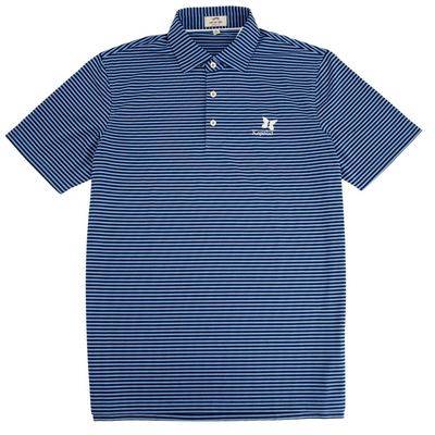 SUN DAY RED PIONEER STRIPE POLO (ESTATE BLUE)