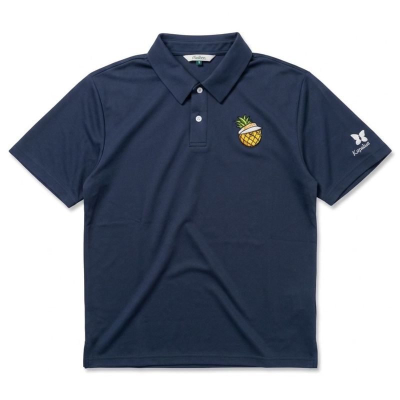 MALBON PINEAPPLE FAIRWAY POLO