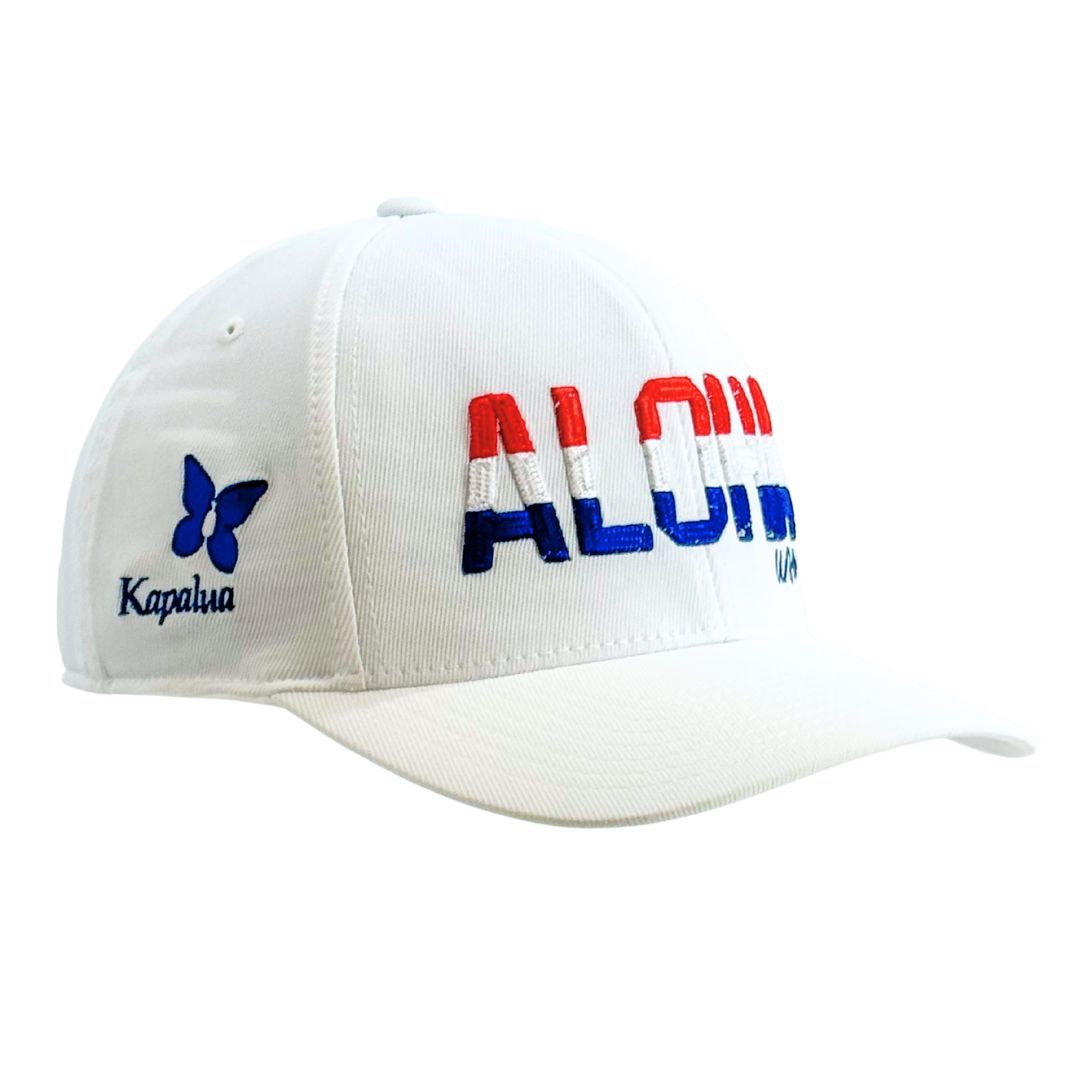 G/FORE ALOHA USA HAT, Color: SNOW