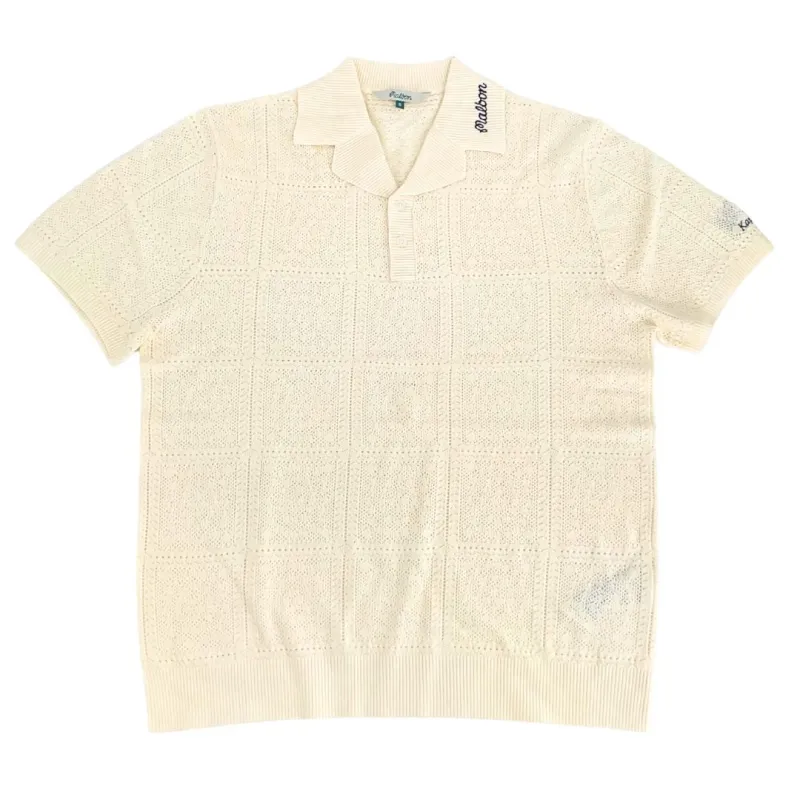 MALBON RESORT CROCHET POLO