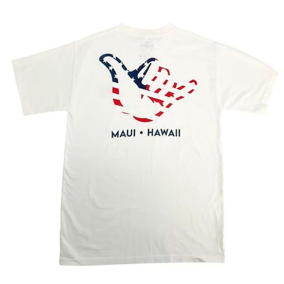 KAPALUA PATRIOTIC SHAKA TSHIRT