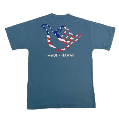 KAPALUA PATRIOTIC SHAKA TSHIRT