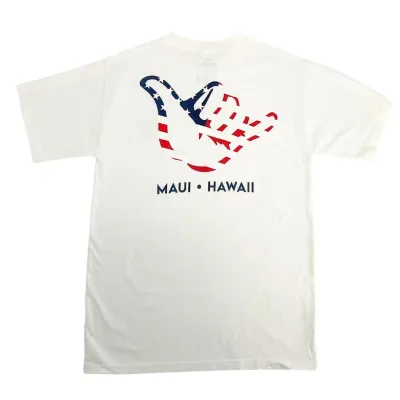 KAPALUA PATRIOTIC SHAKA TSHIRT