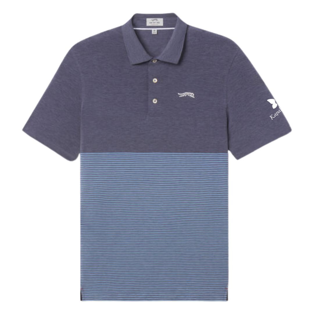 SUN DAY RED REDWOOD BLOCK POLO