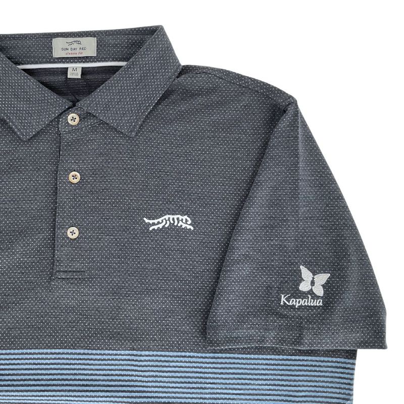 SUN DAY RED REDWOOD BLOCK POLO