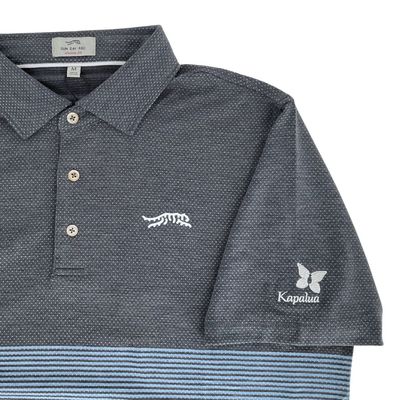 SUN DAY RED REDWOOD BLOCK POLO
