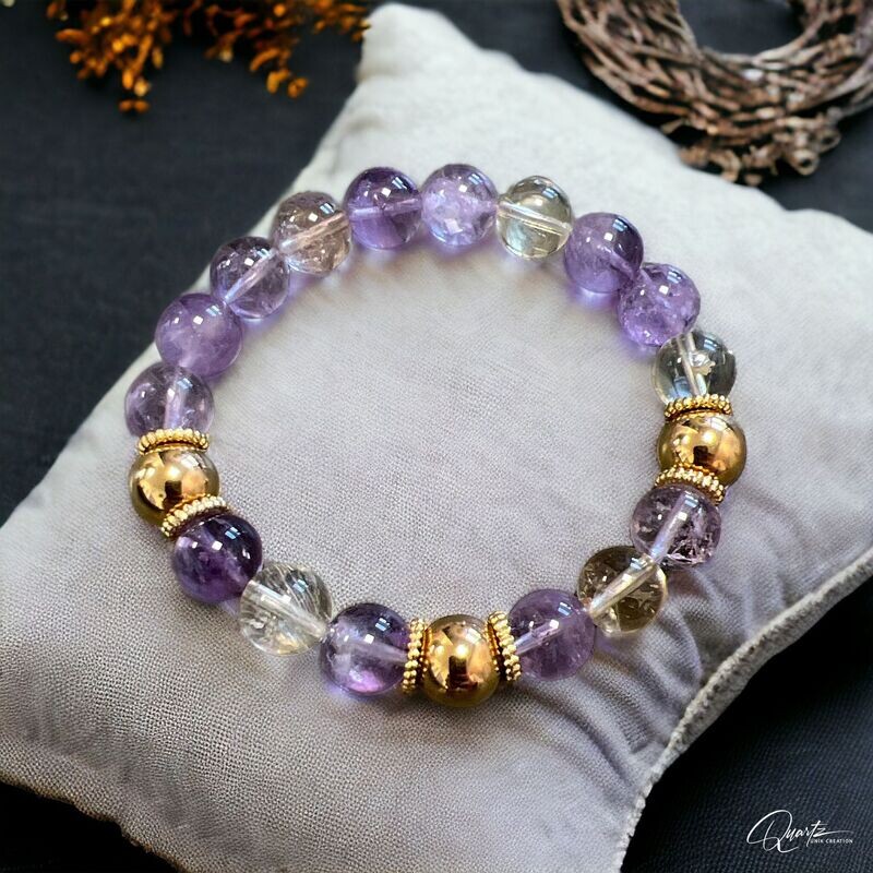 Bracelet en amétrine