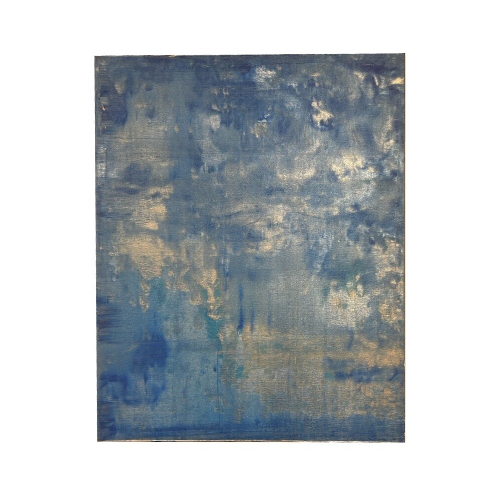 Unknown artist, blue oil painting