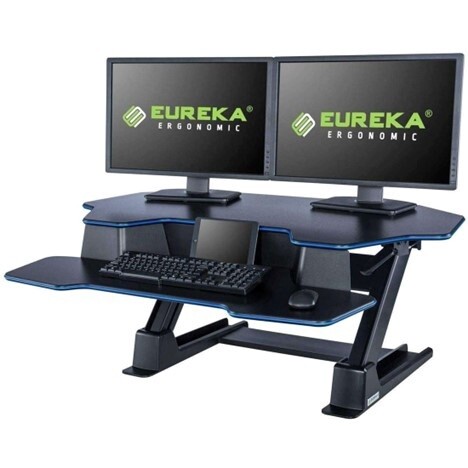 Eureka: 46&quot; Gaming Standing Desk Converter