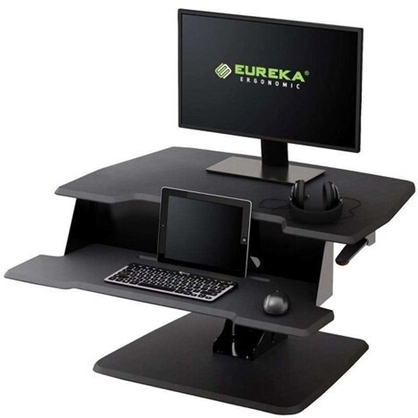 Eureka: Single Arm Sit Stand Desk Riser