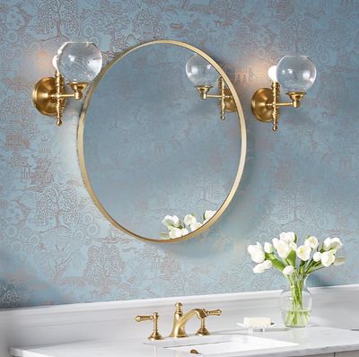 Kohler: Essential 28&quot; round framed mirror