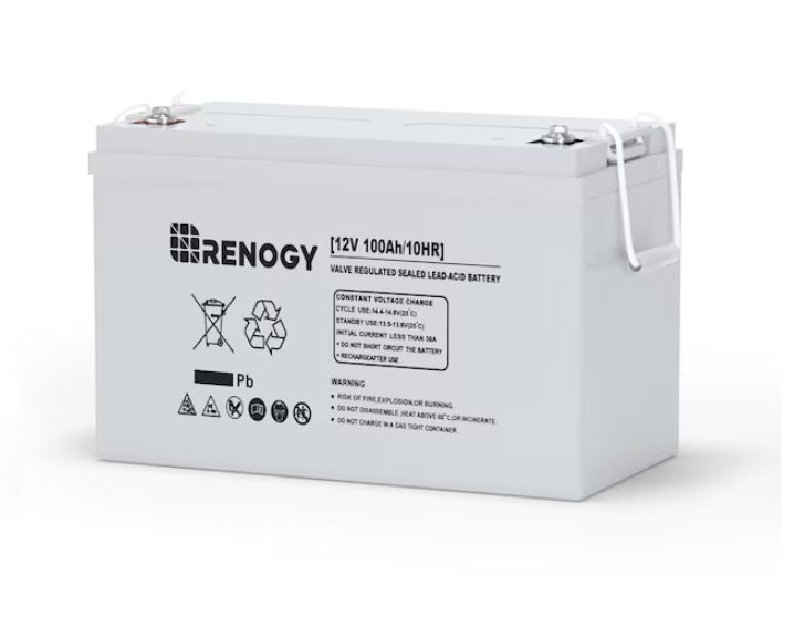 Renogy AGM Battery Rechargeable Sealed Lead Acid 121000 Generator Batteries