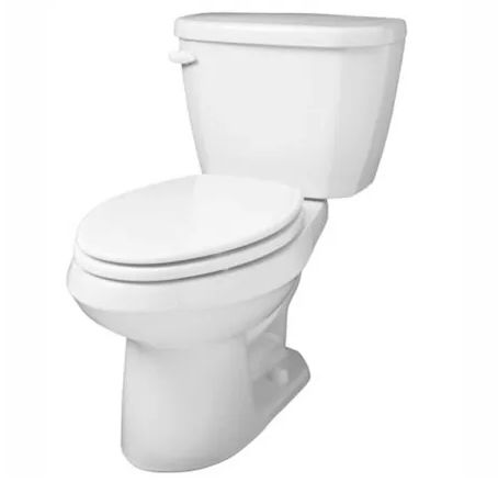 Gerber TB-20-562 Viper Toilet-In-A-Box Two-Piece Elongated Toilet, 1.28 gpf, 12&quot; Rough-In, White