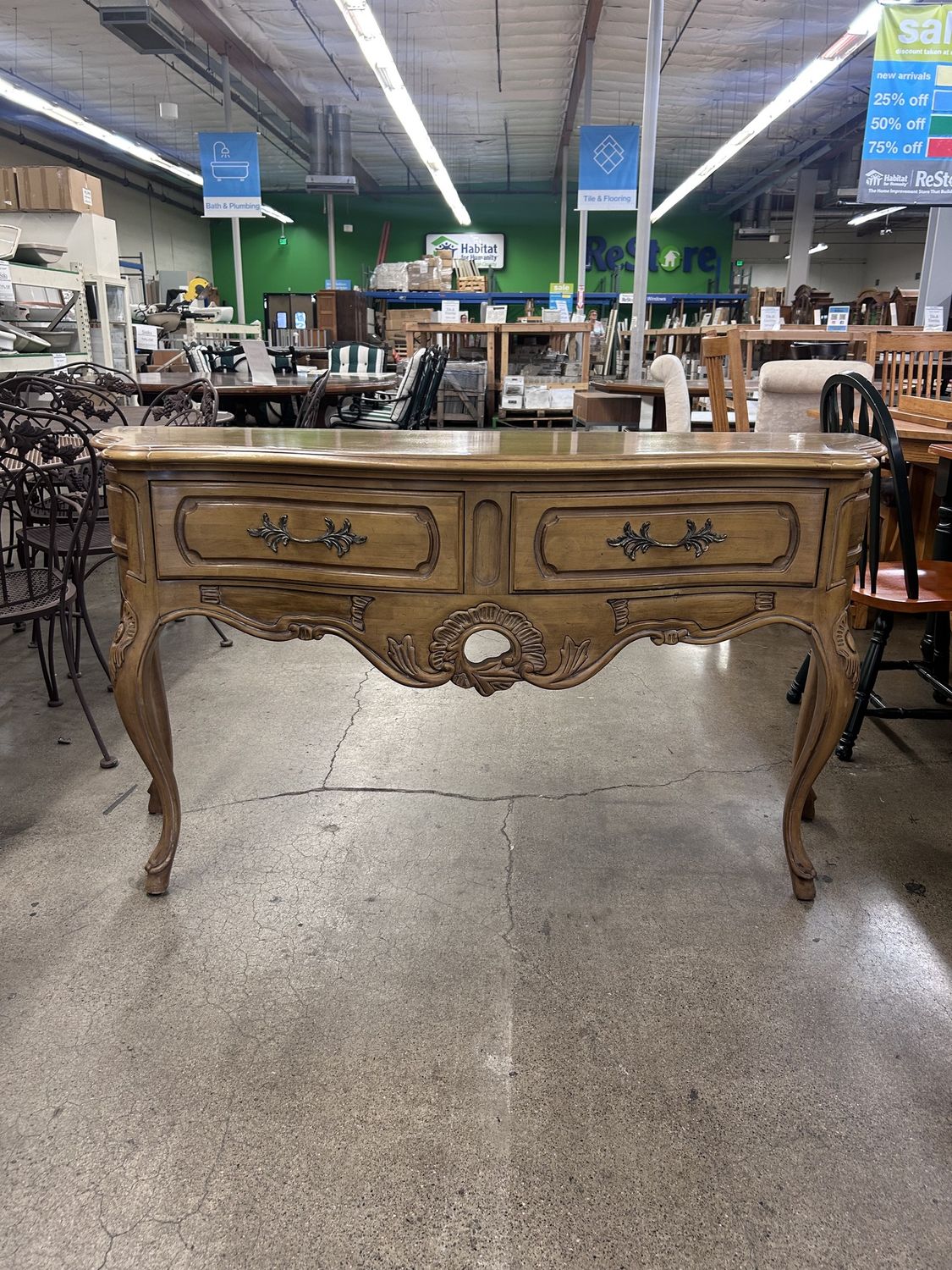 Century Furniture: 60&quot; French Provincial Console Table