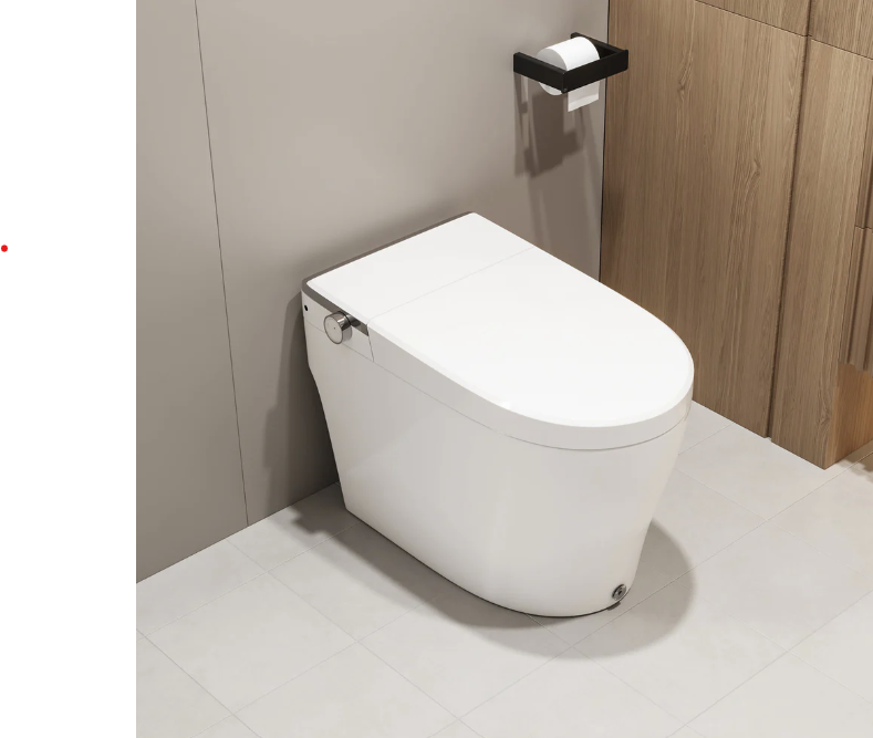 DeerValley Smart Toilet, One-Piece Elongated Smart Toilet with Foot Kick Flush (Seat Included)