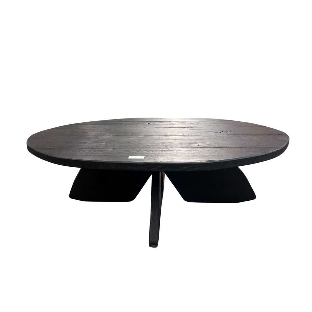 Banana Republic Home Round Coffee Table, Color: Black