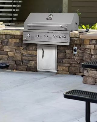 NXR: 37 in. 5-Burner Built-In Gas Grill in Stainless Steel with Infrared and Rotisserie Burner