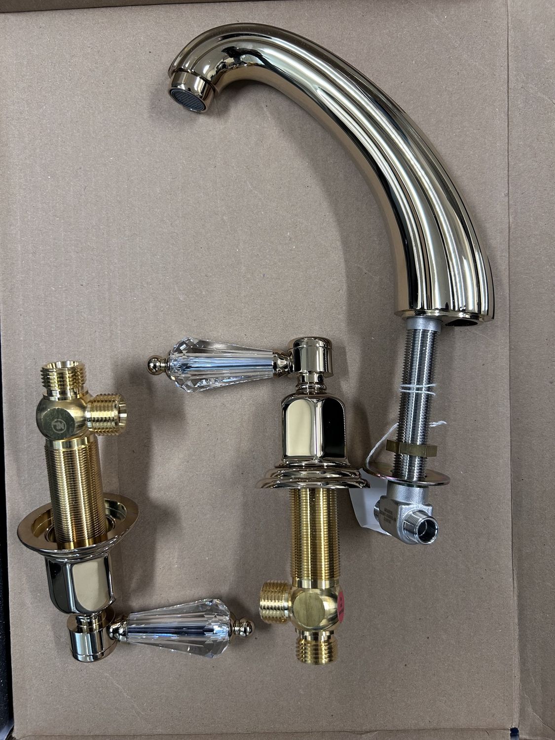 Widespread Faucet (French Gold)