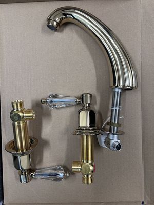 Widespread Faucet (French Gold)