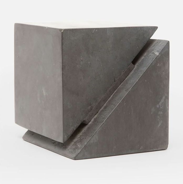 Toshiro Split Cube Object, Color: Black Doff