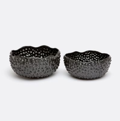 Nelson Textured Stoneware Bowl (2pc)