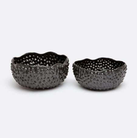 Nelson Textured Stoneware Bowl (2pc)