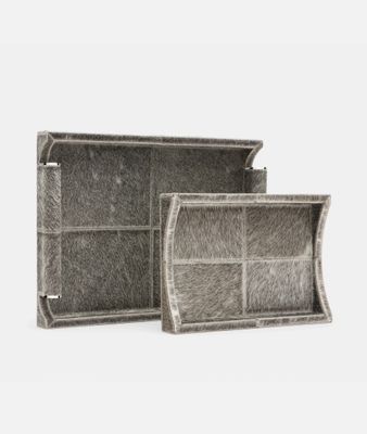 Nate Natural Hair-On-Hide Tray Set
