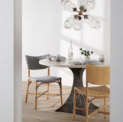 Osiris Bistro Six-Light Glass Chandelier