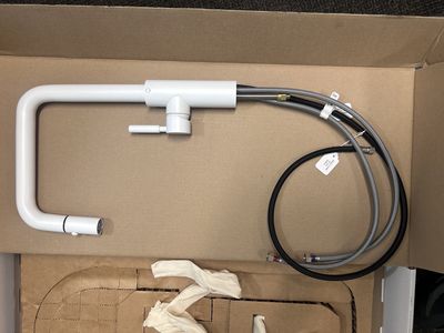 Pull-Down Kitchen Faucet with Button Sprayer