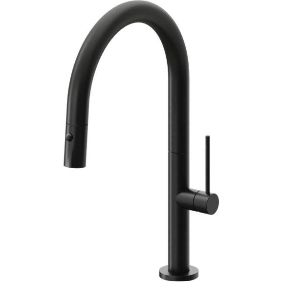Poetto Pull-Down Kitchen Faucet Short Spout