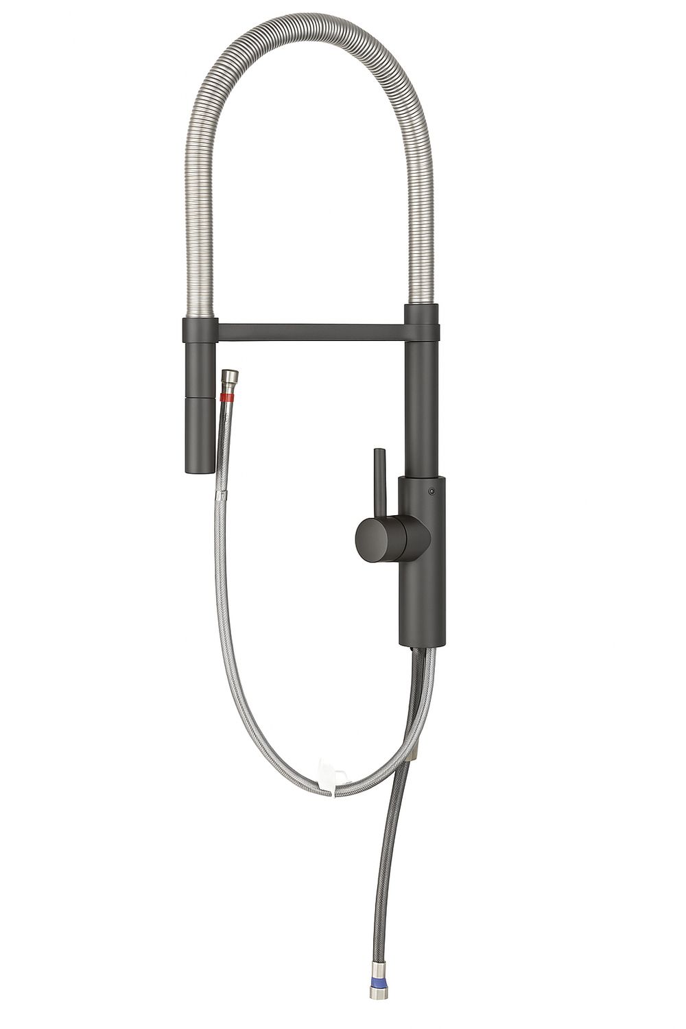 Culinary Pull-Out Kitchen Faucet with Button Sprayer, Color: Oil Rubbed Bronze