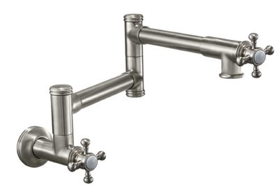 Davoli Pot Filler - Dual Handle Wall Mount