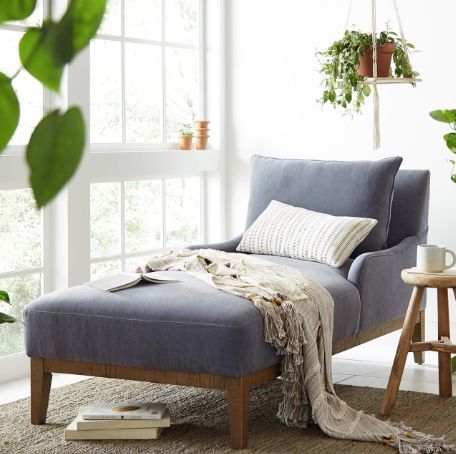 Stone &amp; Beam Varon Modern Lounge Daybed Chaise