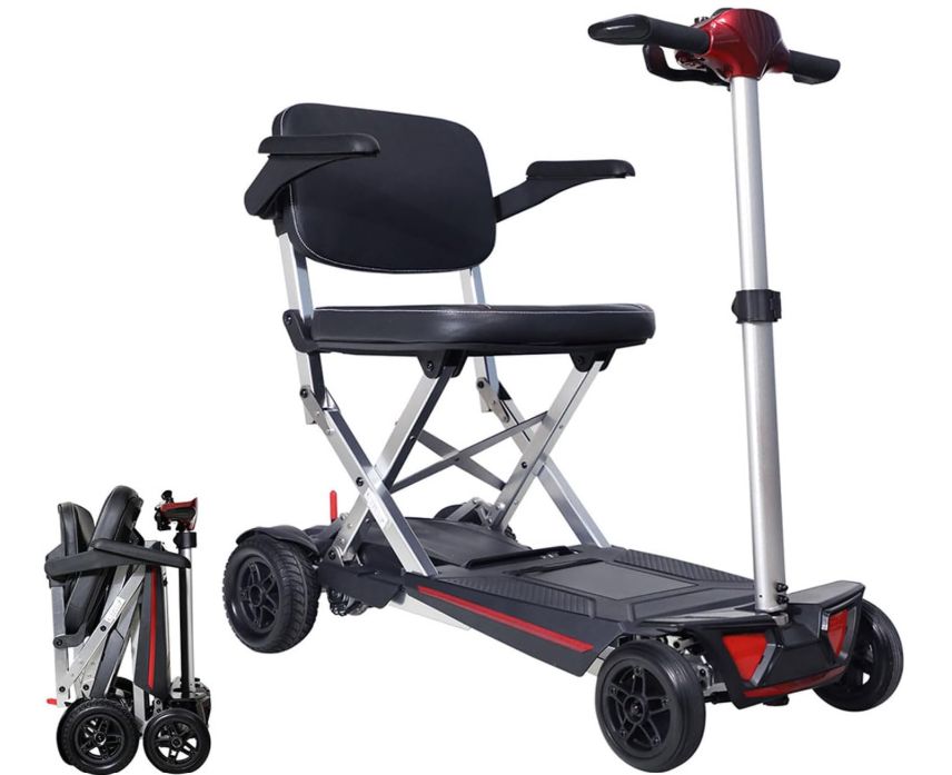 Powered Lightweight Manual Folding Mobility Scooter