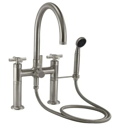 Descanso Deck Mounter Tub Filler with Built-In Diverter