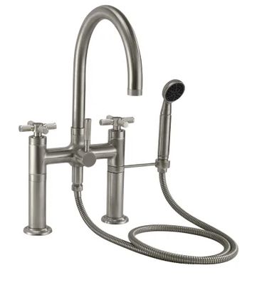 Descanso Deck Mounter Tub Filler with Built-In Diverter