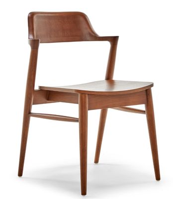Mid-Century Modern Low-Back Dining Chair
