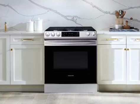 6.0 cu. ft. Smart Slide-in Gas Range in Stainless Steel
