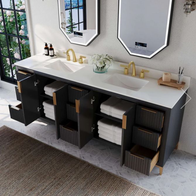 84&quot; Turlington Bathroom Double Vanity