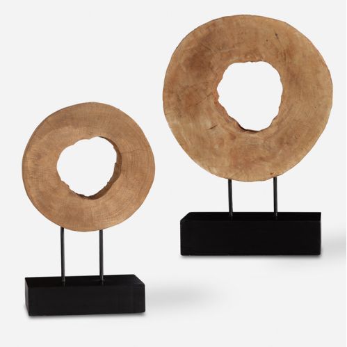 Ashlea Wooden Sculptures (2 Pieces)