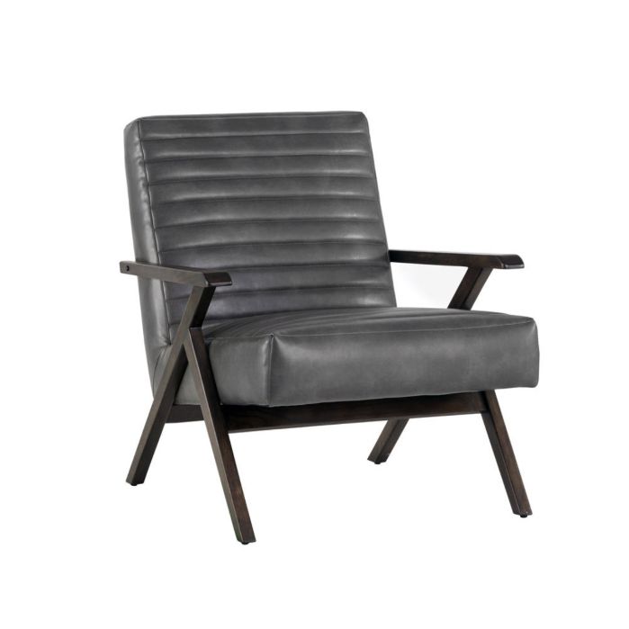 Sunpan Peyton Lounge Chair - Cantina Magnetite