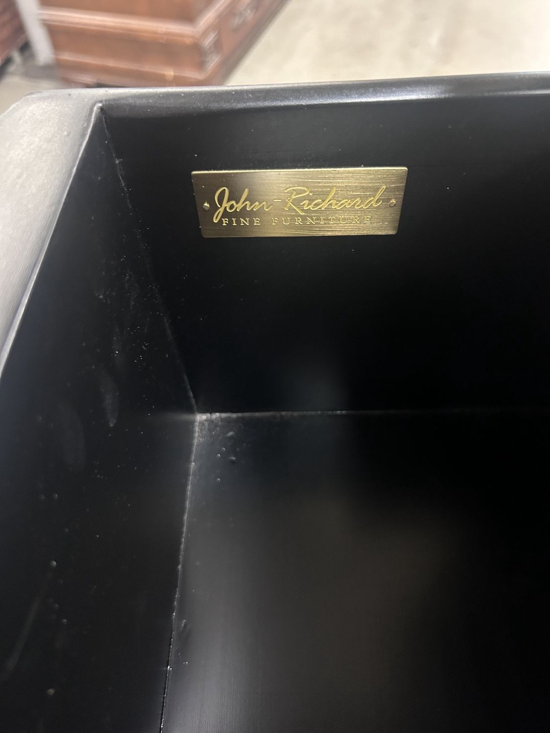 John Richard Antique Mirrored Accent Chest (3 drawer)