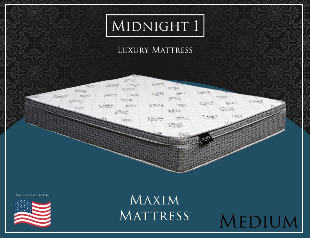 Maxim Mattress, Comfort Level: Medium, Size: Twin