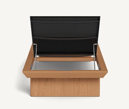 MLB TEAK SUN LOUNGE