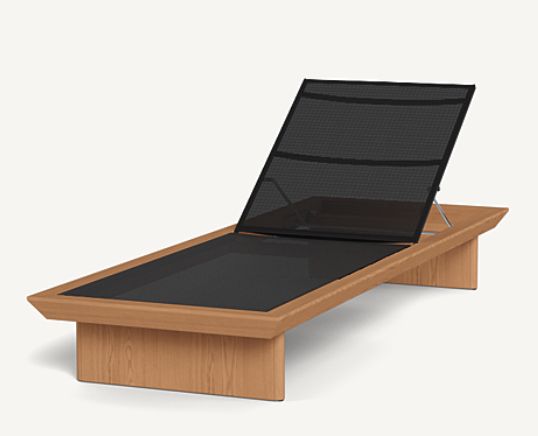 MLB TEAK SUN LOUNGE